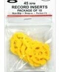 45 RPM INSERTS (10 PACK)