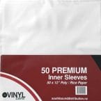 LP INNER SLEEVES RICE PAPER LINED - 50 PACK