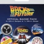 BACK TO THE FUTURE BADGE PACK