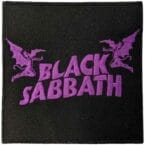 PURPLE WAVY LOGO SQUARE PATCH