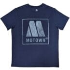 MOTOWN VINTAGE LOGO DENIM STYLE TEE (BLUE) (XL)