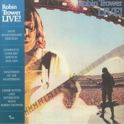ROBIN TROWER LIVE (2LP) (50TH ANNIVERSARY) (VINYL)