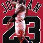 MICHAEL JORDAN JERSEY (POSTER) RACK 22