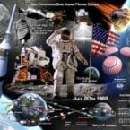 LUNAR LANDING MONTAGE (POSTER)