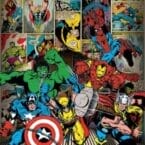 MARVEL COMICS HERE COMES THE HEROES (POSTER) RACK 81