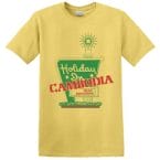 HOLIDAY IN CAMBODIA TEE (YELLOW) (L)