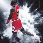 MICHAEL JORDAN BURST (POSTER) RACK 20