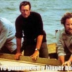 JAWS BIGGER BOAT (POSTER)
