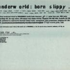 BORN SLIPPY (USED CD SINGLE)