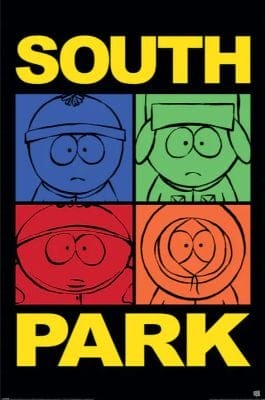 SOUTH PARK BLOCK COLOUR (POSTER) RACK 18